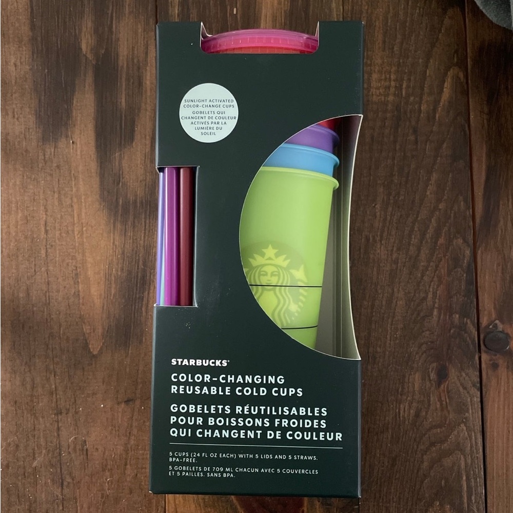 Starbucks color changing cups